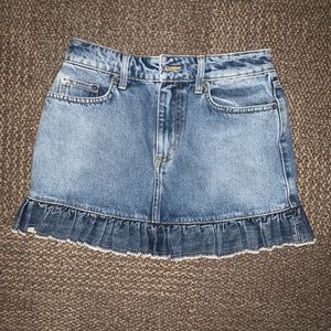 CARMAR DENIM jean high waisted skirt